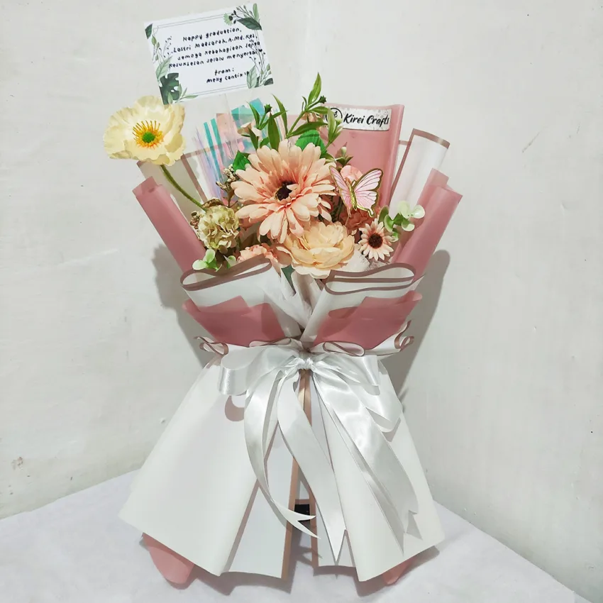 Pink Flower Bouquet Kirei Crafts